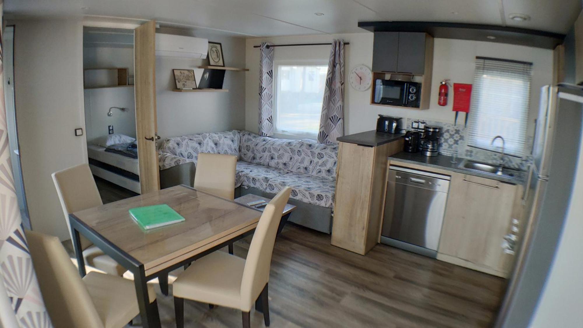 סן-ז'וליין-אן-בורן Mobil Home Tout Confort - Cote Landaise מראה חיצוני תמונה
